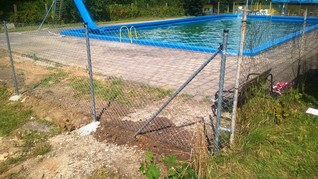 Koválovice oplocení bazénu